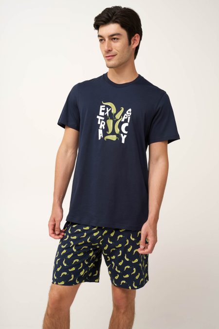 Ανδρική Βαμβακερή Πυτζάμα Spicy