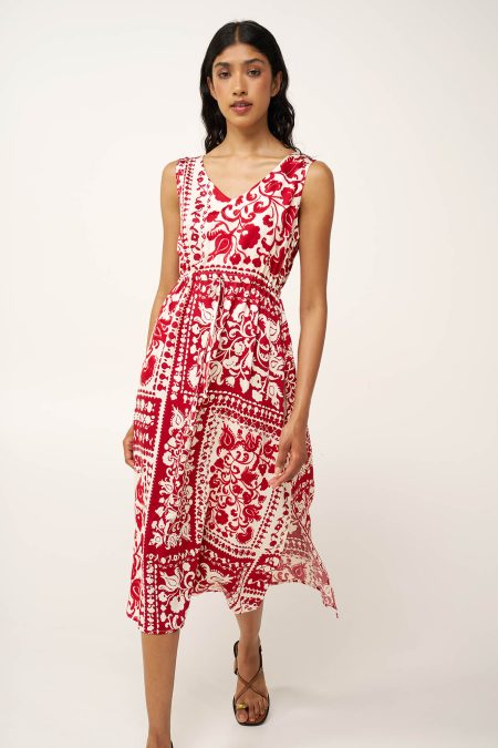 Μακρύ Καλοκαιρινό Φόρεμα από Ποπλίνα