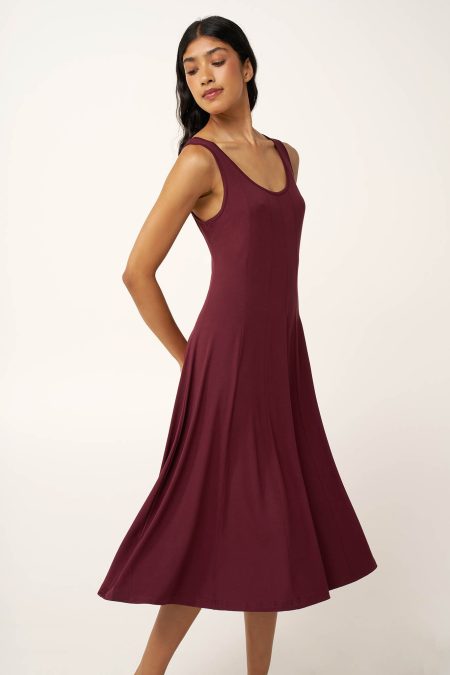 Καλοκαιρινό Αμάνικο Viscose Φόρεμα