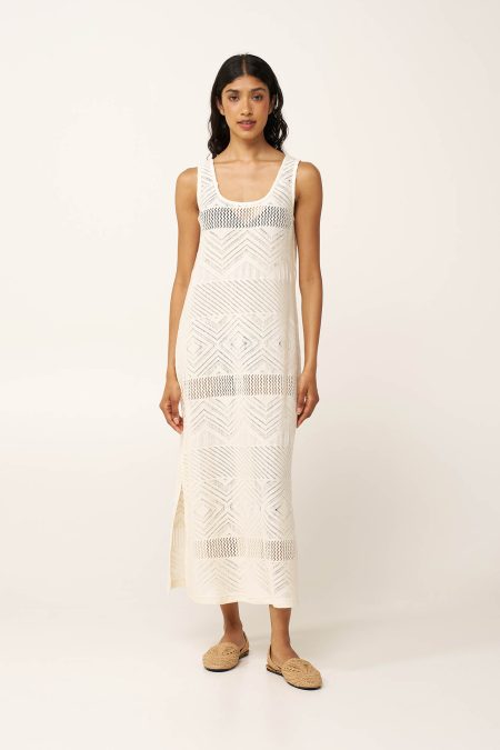 Maxri Jacquard Καλοκαιρινό Φόρεμα