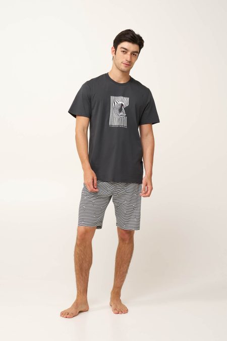 Ανδρική Καλοκαιρινή Πυτζάμα με Καραβάκι