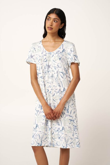 Micromodal Νυχτικό με Σούρες