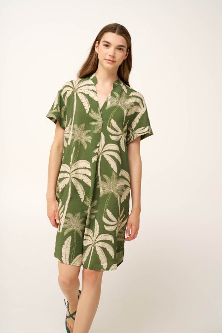 Καλοκαιρινό Tropic Φόρεμα με V