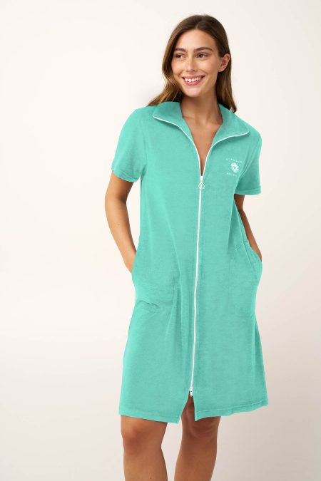 Frottee Φόρεμα Θαλάσσης με Φερμουάρ
