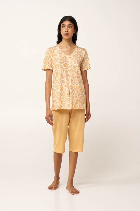 Γυναικεία Cotton Modal Πυτζάμα με Πατιλέτα