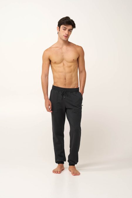 Βαμβακερό Ανδρικό Παντελόνι με Μανσέτες