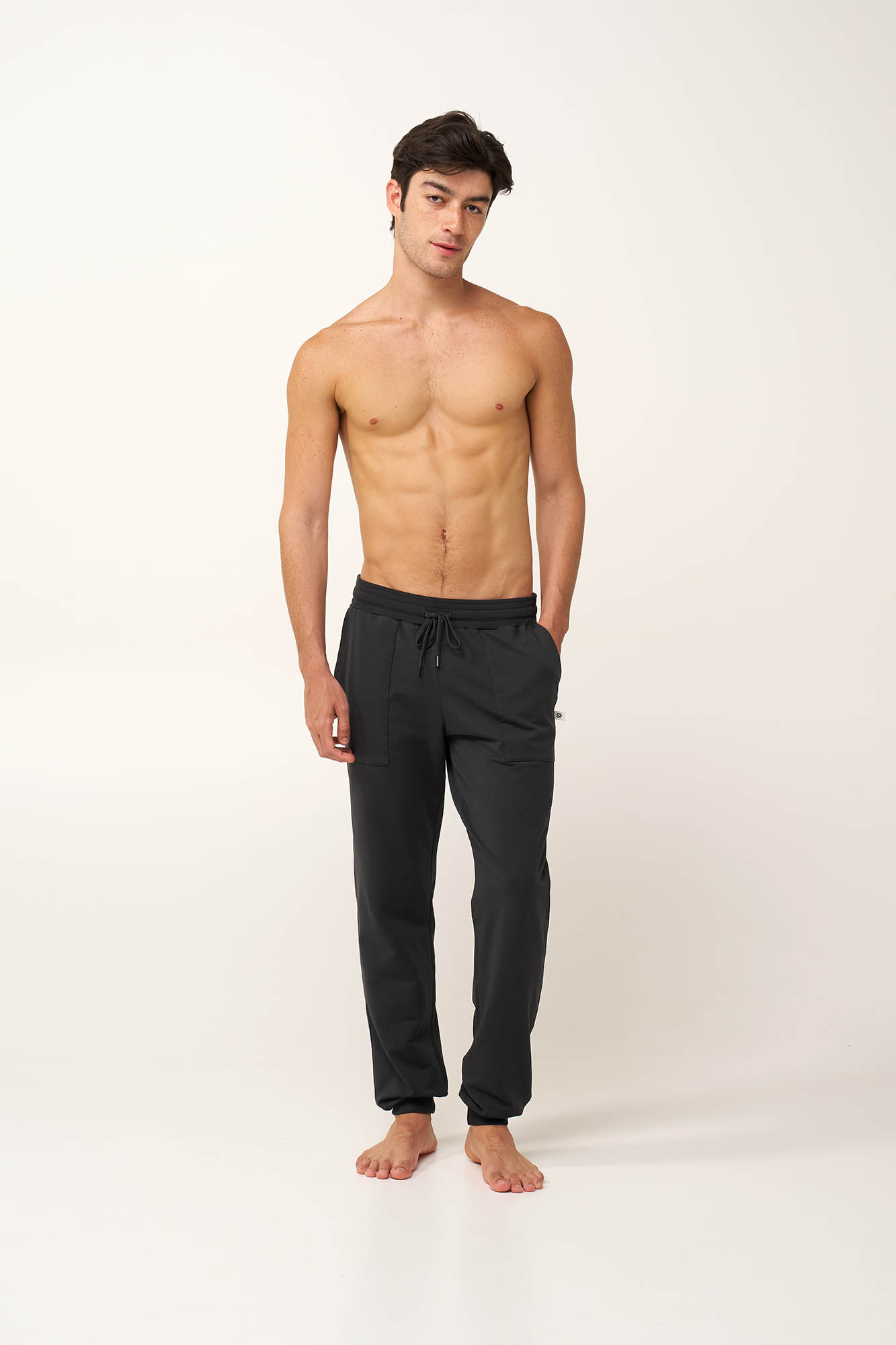 Βαμβακερό Ανδρικό Παντελόνι με Μανσέτες