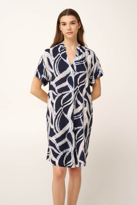 Καλοκαιρινό Φόρεμα από Ποπλίνα με V