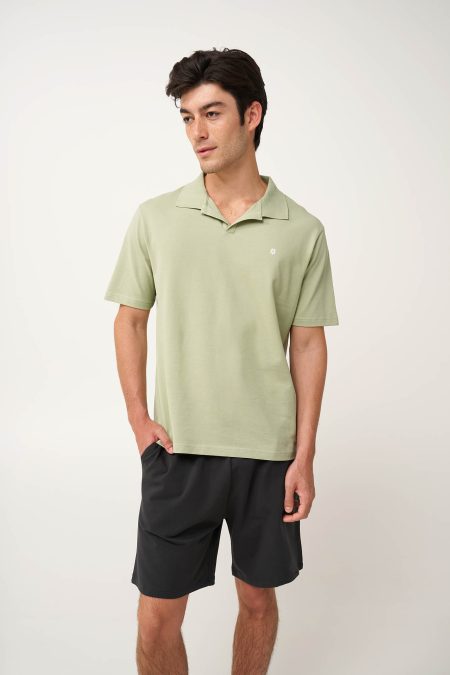 Ανδρική Μπλούζα Pique με Γιακά