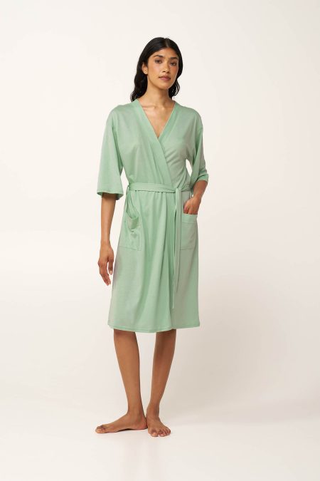 Γυναικεία Σταυρωτή Ρόμπα Cotton-Modal