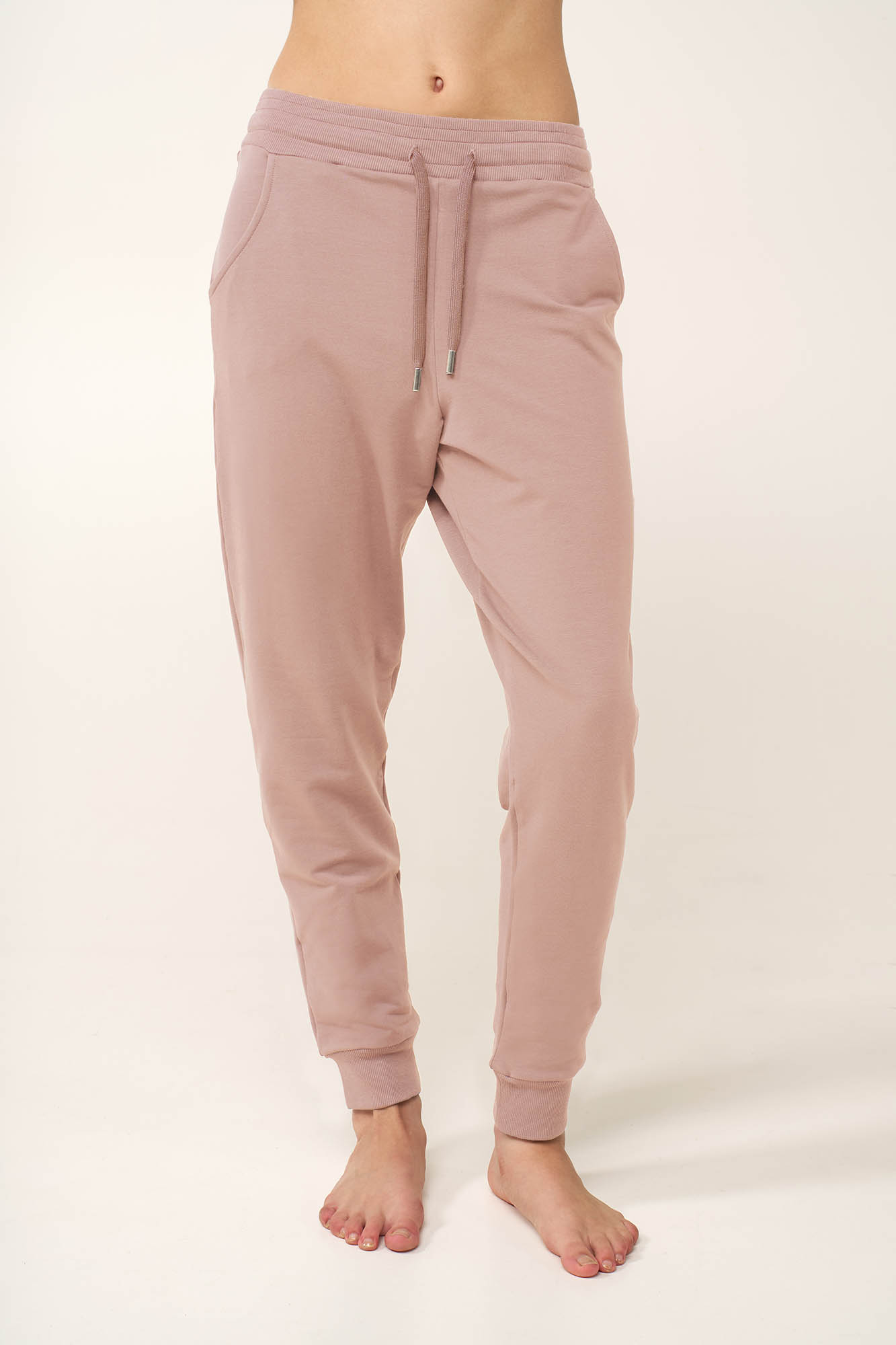 Γυναικείο Βαμβακερό Παντελόνι με Μανσέτες