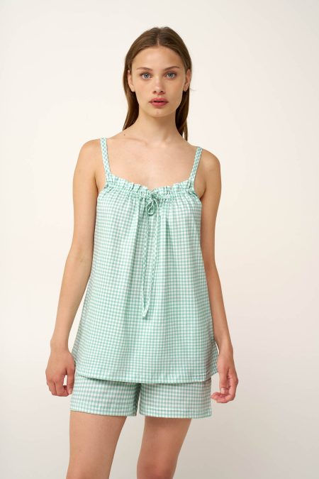 Βαμβακερό Kαρό Baby Doll