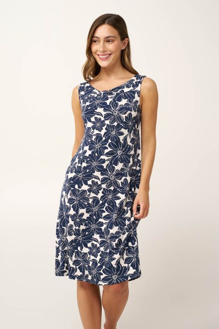 Micromodal Αμάνικο Φλοράλ Νυχτικό