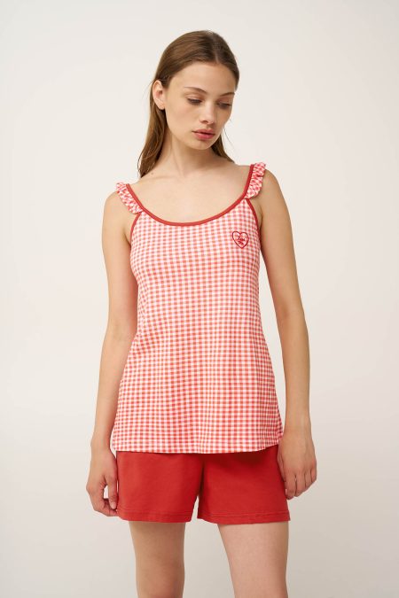 Βαμβακερό Καρό Baby Doll