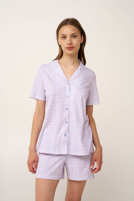 Γυναικεία Βαμβακερή Κουμπωτή Πυτζάμα