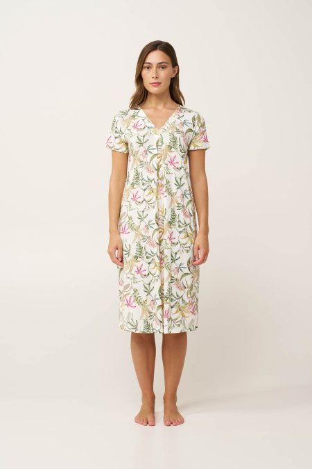 Νυχτικό Micromodal με Πιέτα