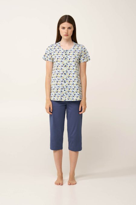 Γυναικεία Βαμβακερή Κουμπωτή Πυτζάμα