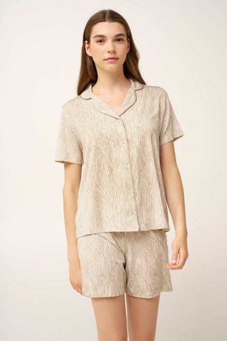 Γυναικεία Κουμπωτή Πυτζάμα Micromodal