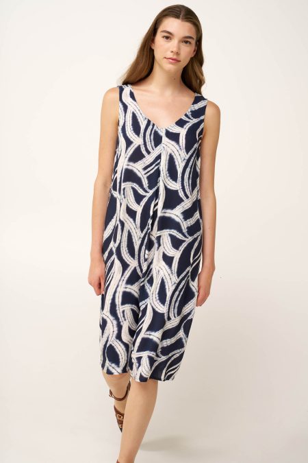 Αμάνικο Καλοκαιρινό Φόρεμα από Ποπλίνα