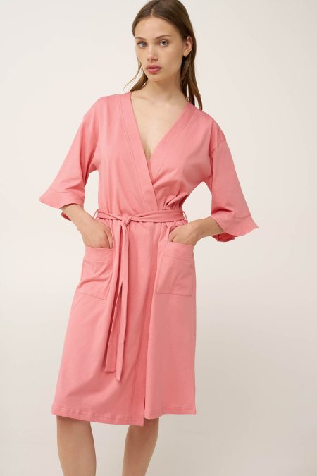 Γυναικεία Σταυρωτή Ρόμπα από Βαμβάκι