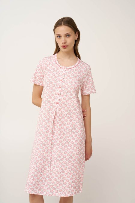 Βαμβακερό Νυχτικό με Πατιλέτα