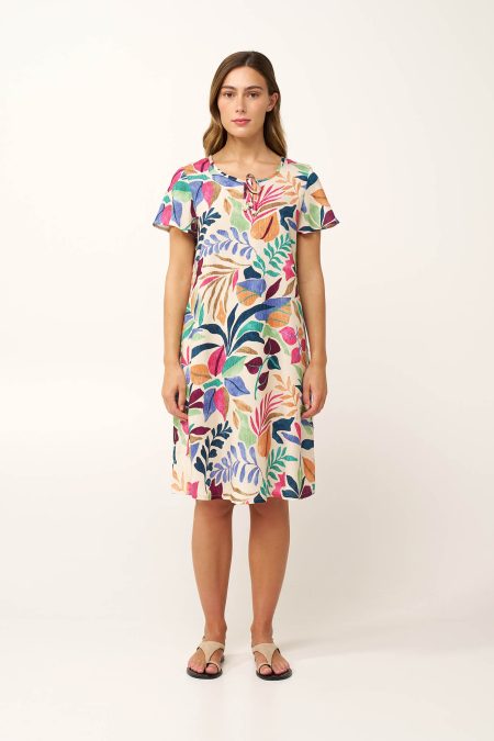 Καλοκαιρινό Φλοράλ Φόρεμα από Ποπλίνα