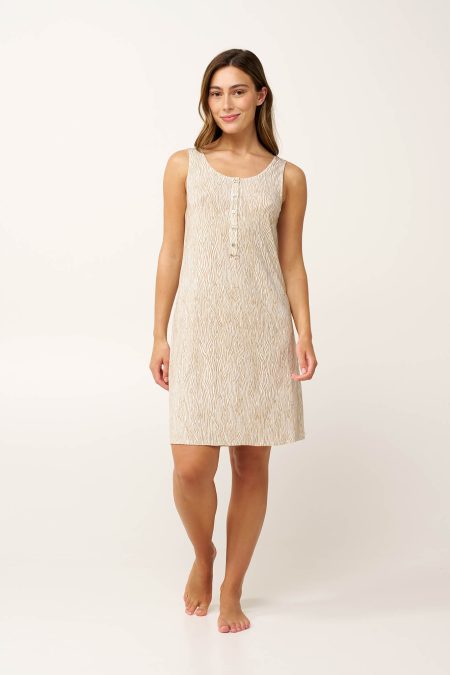 Αμάνικο Νυχτικό Micromodal με Πατιλέτα