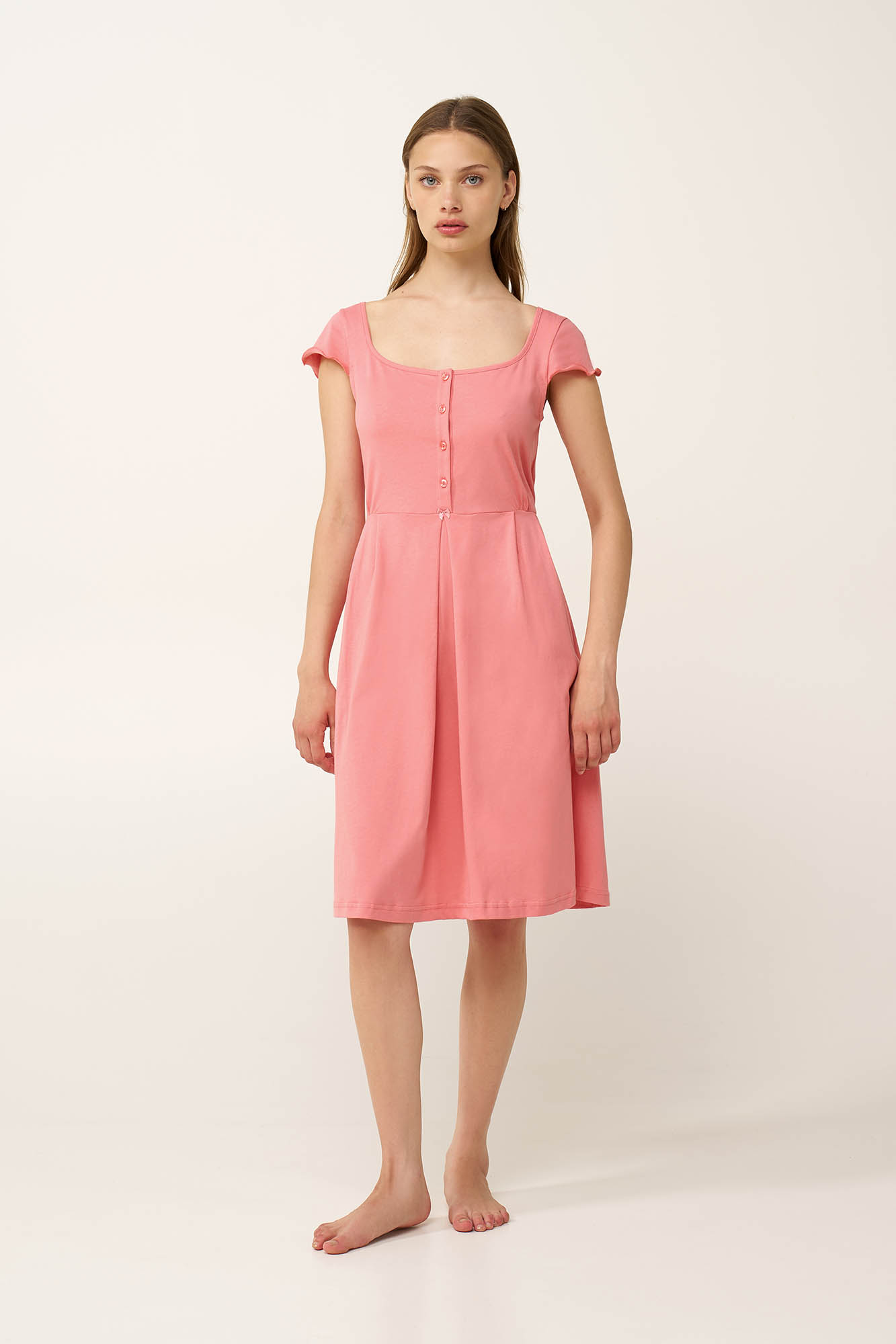 Βαμβακερό Νυχτικό Εγκυμοσύνης και Θηλασμου