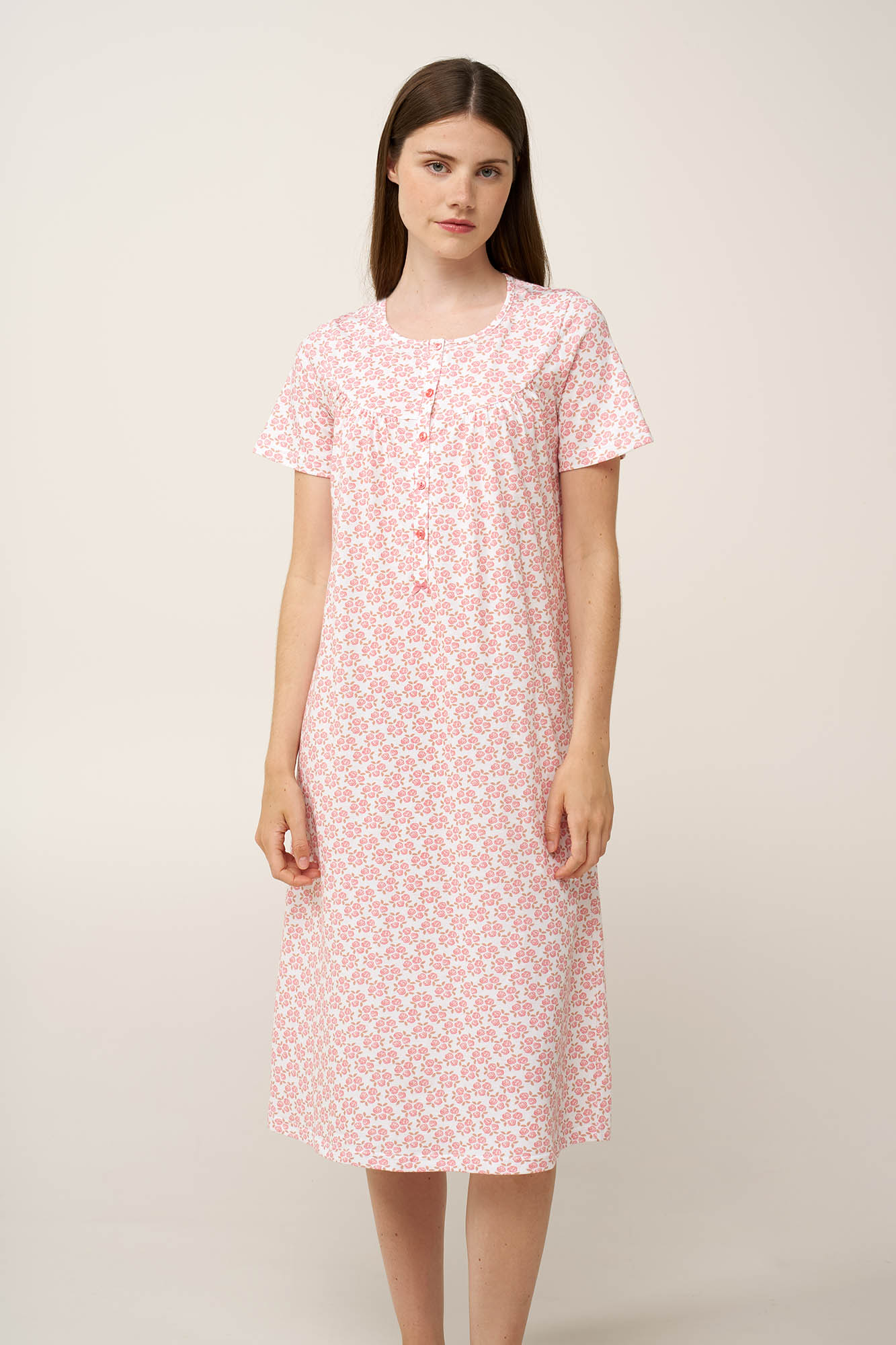 Βαμβακερό Νυχτικό με Πατιλέτα