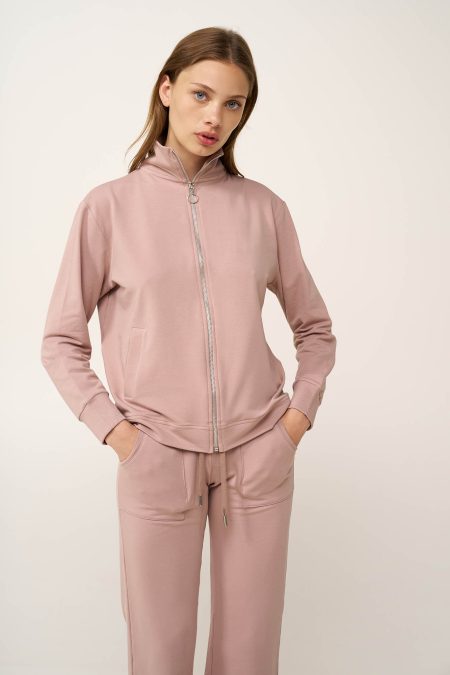 Γυναικεία Ζακέτα Φούτερ με Φερμουάρ