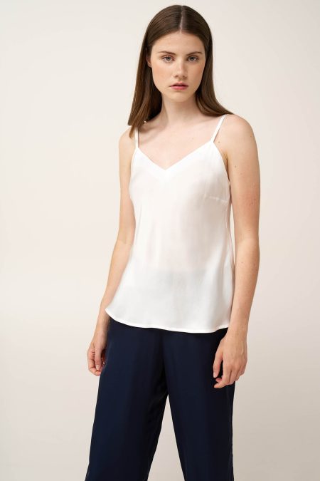 Γυναικείο Σατέν Φανελάκι με Τιράντες