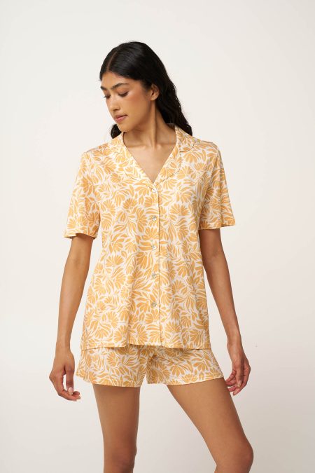 Κουμπωτή Γυναικεία Πυτζάμα Cotton Modal