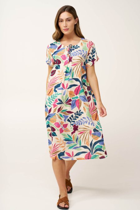 Καλοκαιρινό Φόρεμα Φλοράλ από Ποπλίνα