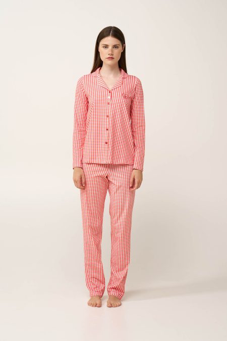 Γυναικεία Κουμπωτή Βαμβακερή Πυτζάμα