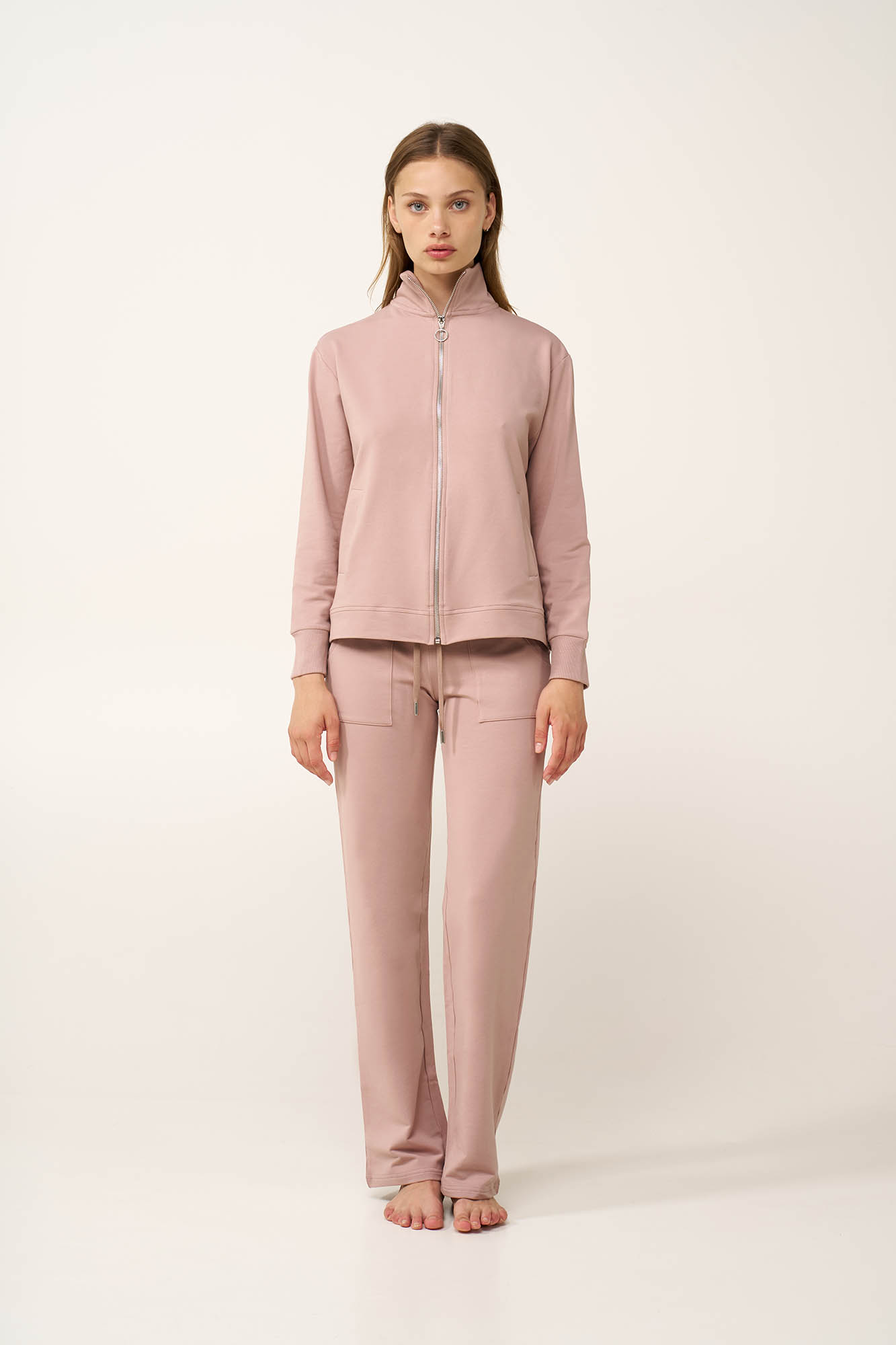 Γυναικεία Ζακέτα Φούτερ με Φερμουάρ - Image 6