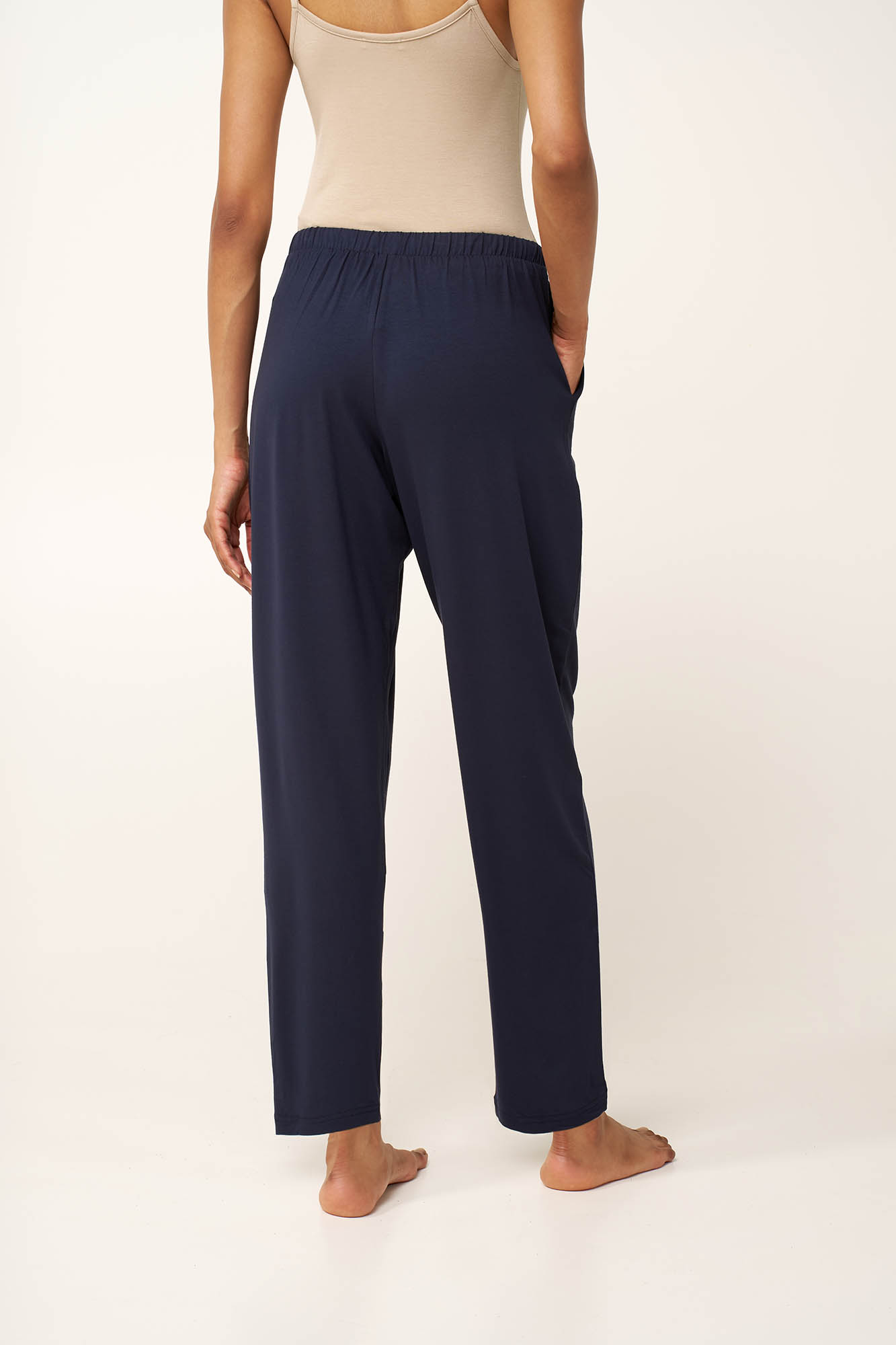 Γυναικείο Tapered Viscose Παντελόνι - Image 6