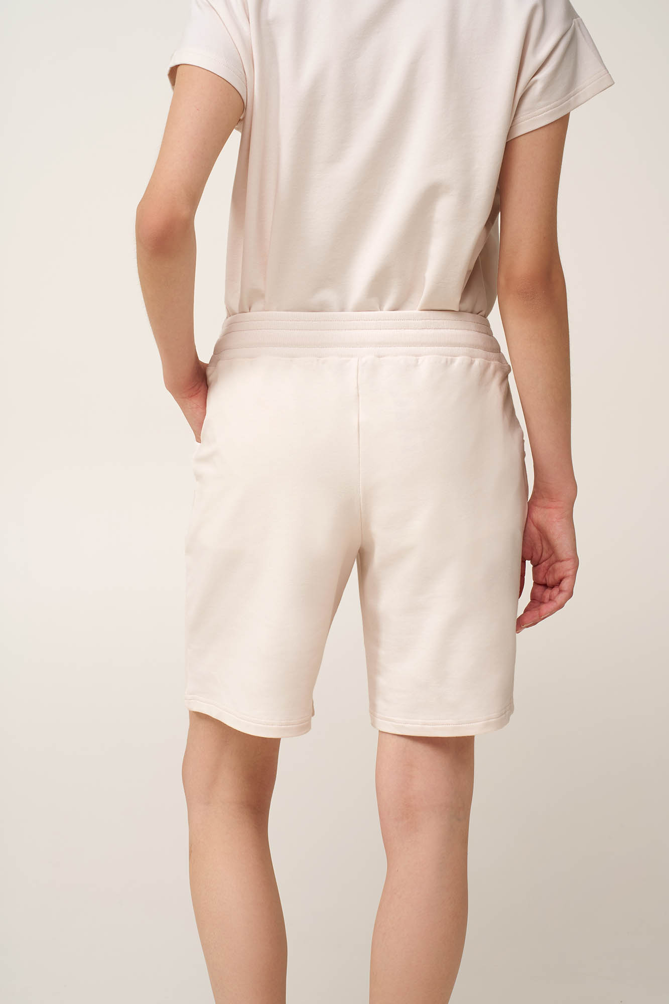 Γυναικεία Μονόχρωμη Βαμβακερή Βερμούδα - Image 5