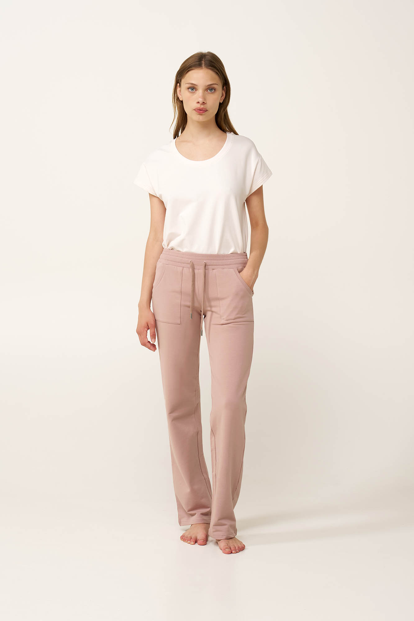 Γυναικείο Μακρύ Παντελόνι από Βαμβάκι - Image 7