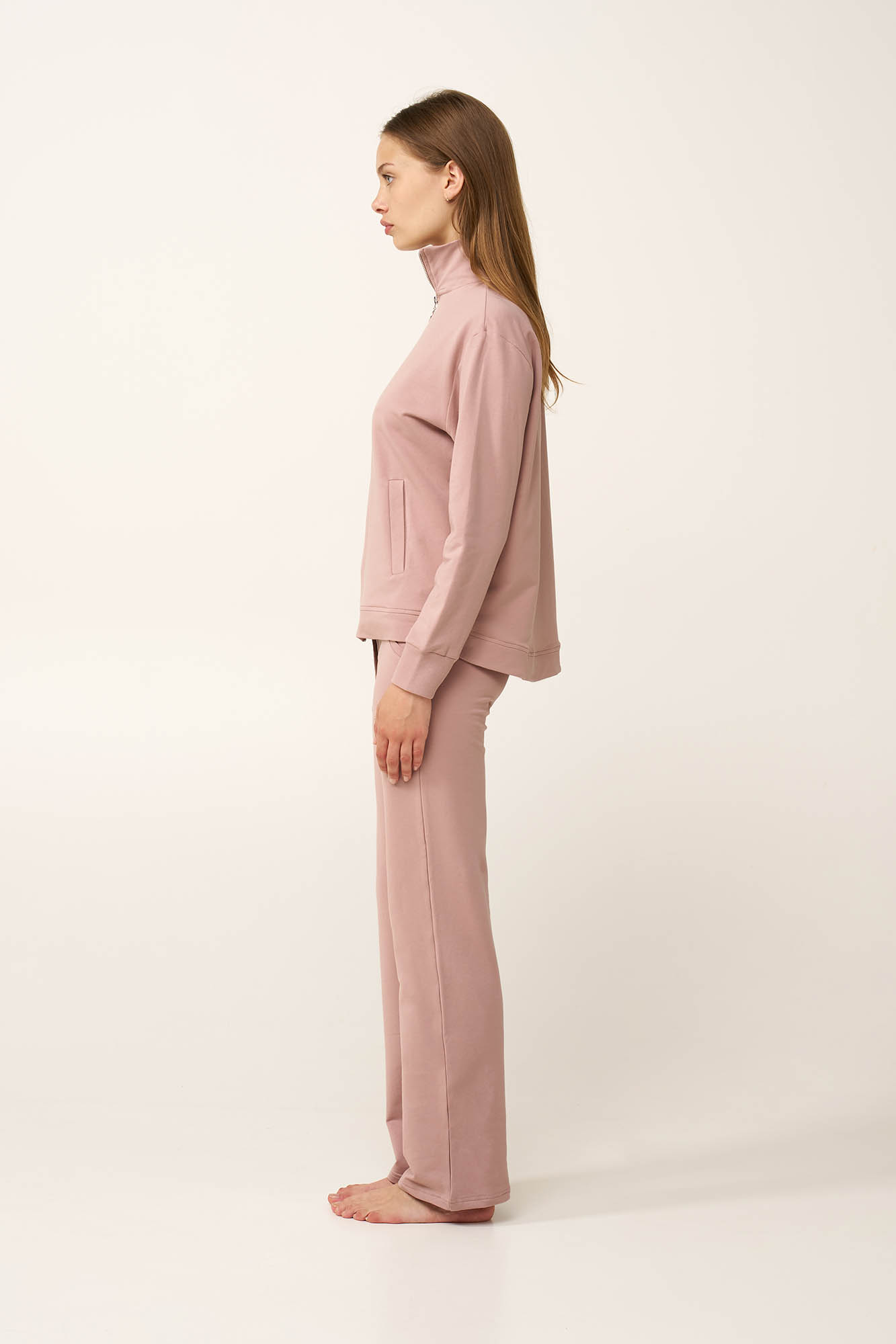 Γυναικεία Ζακέτα Φούτερ με Φερμουάρ - Image 7