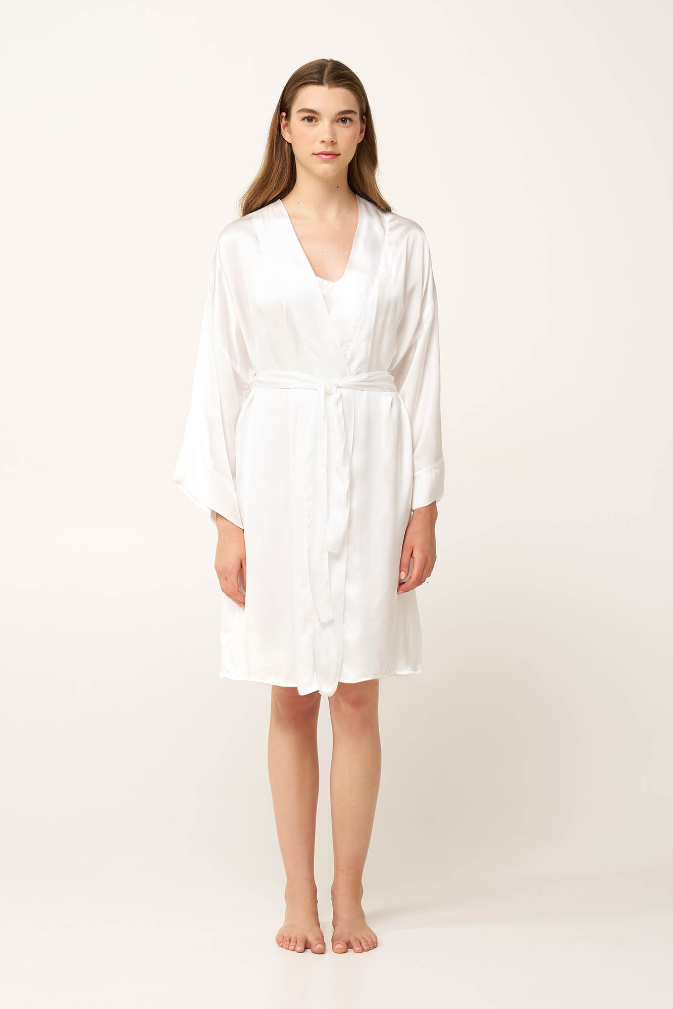 Σατέν Σετ Νυχτικό και Ρόμπα - Image 5