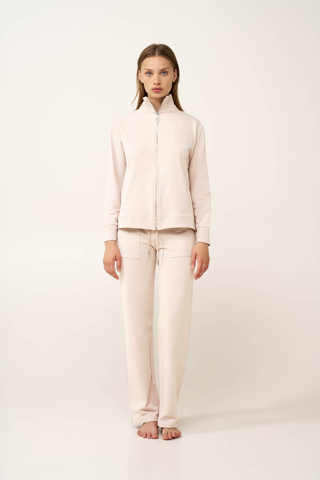 Γυναικεία Ζακέτα Φούτερ με Φερμουάρ - Image 5