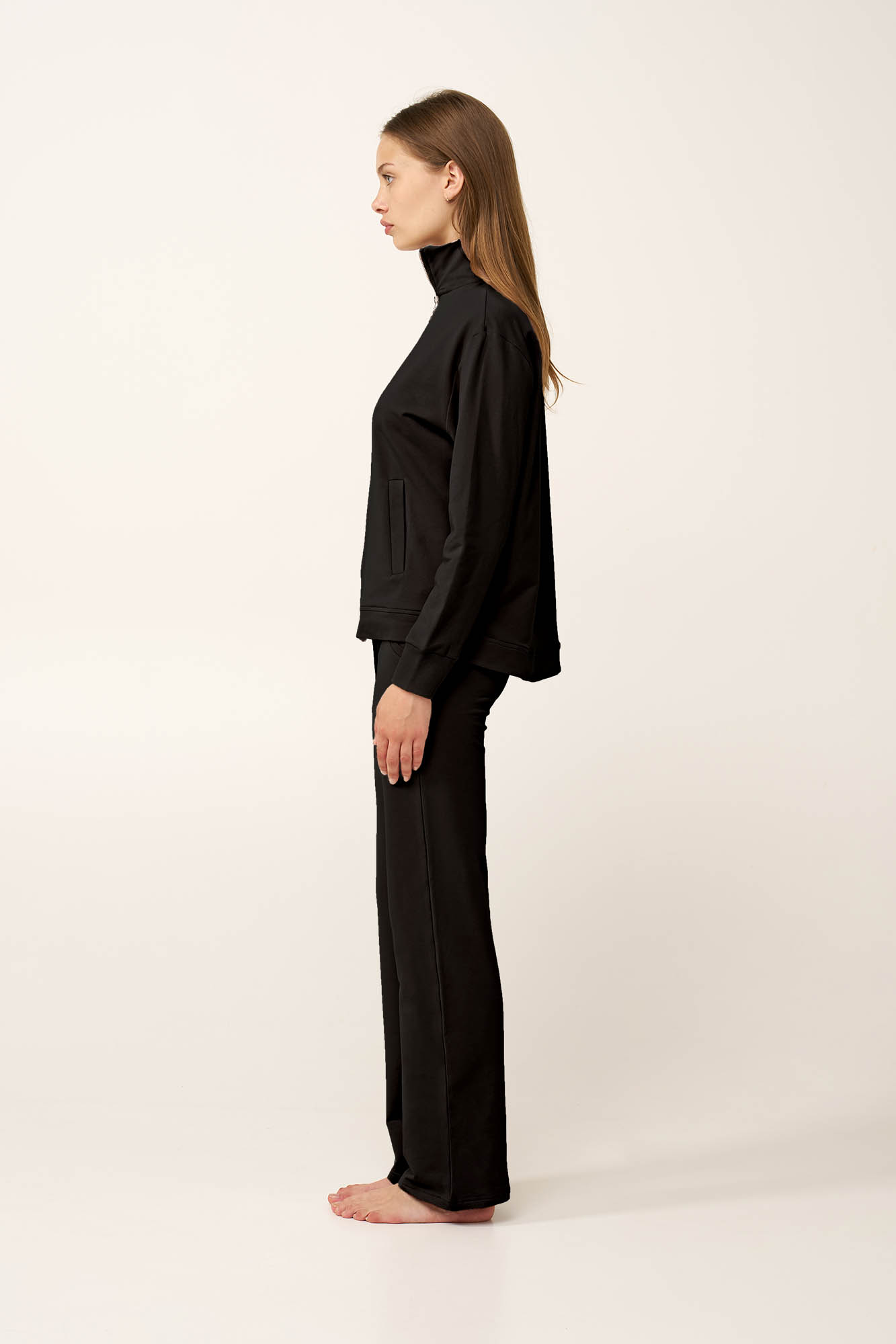 Γυναικεία Ζακέτα Φούτερ με Φερμουάρ - Image 3