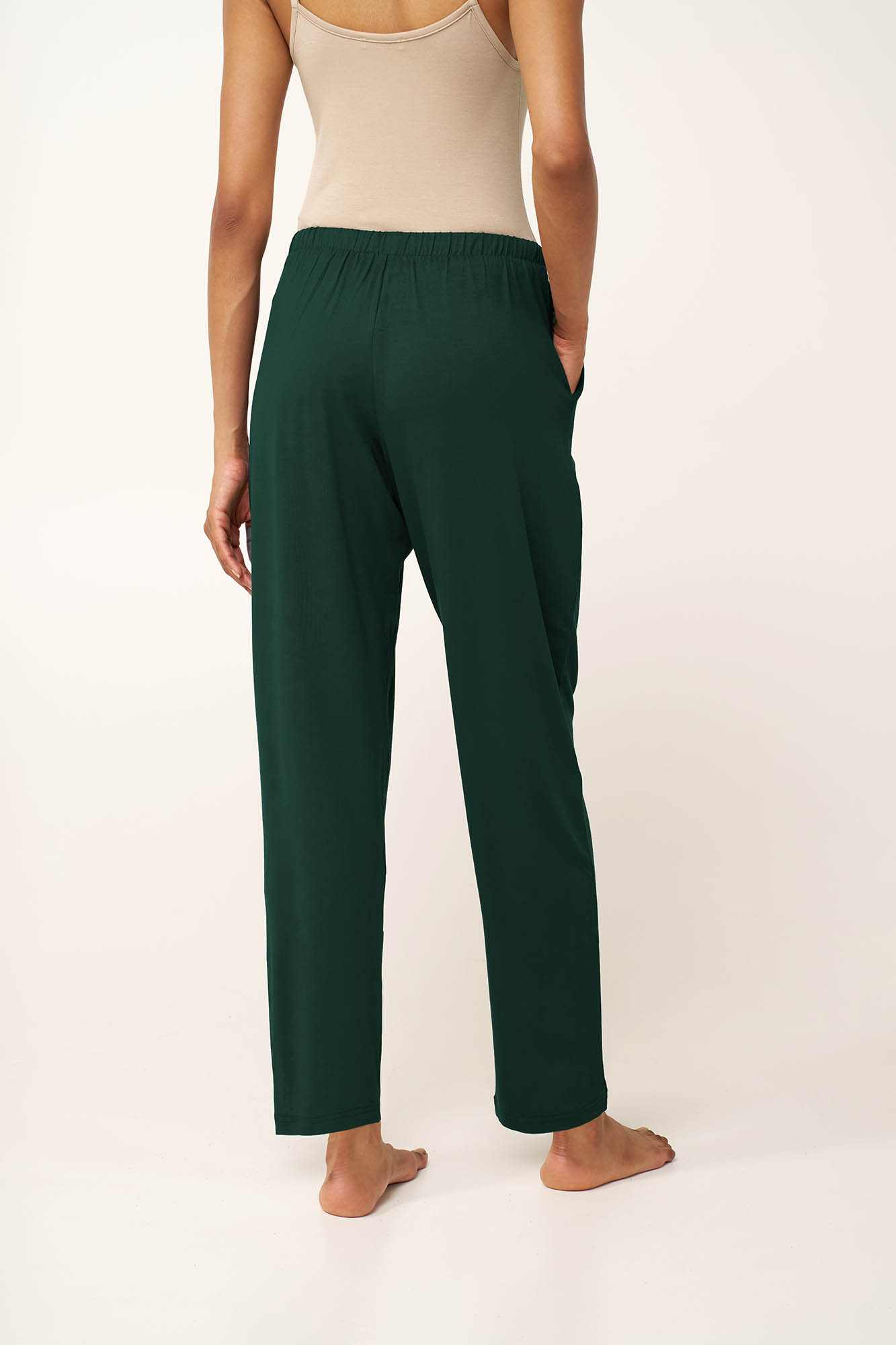 Γυναικείο Tapered Viscose Παντελόνι - Image 9