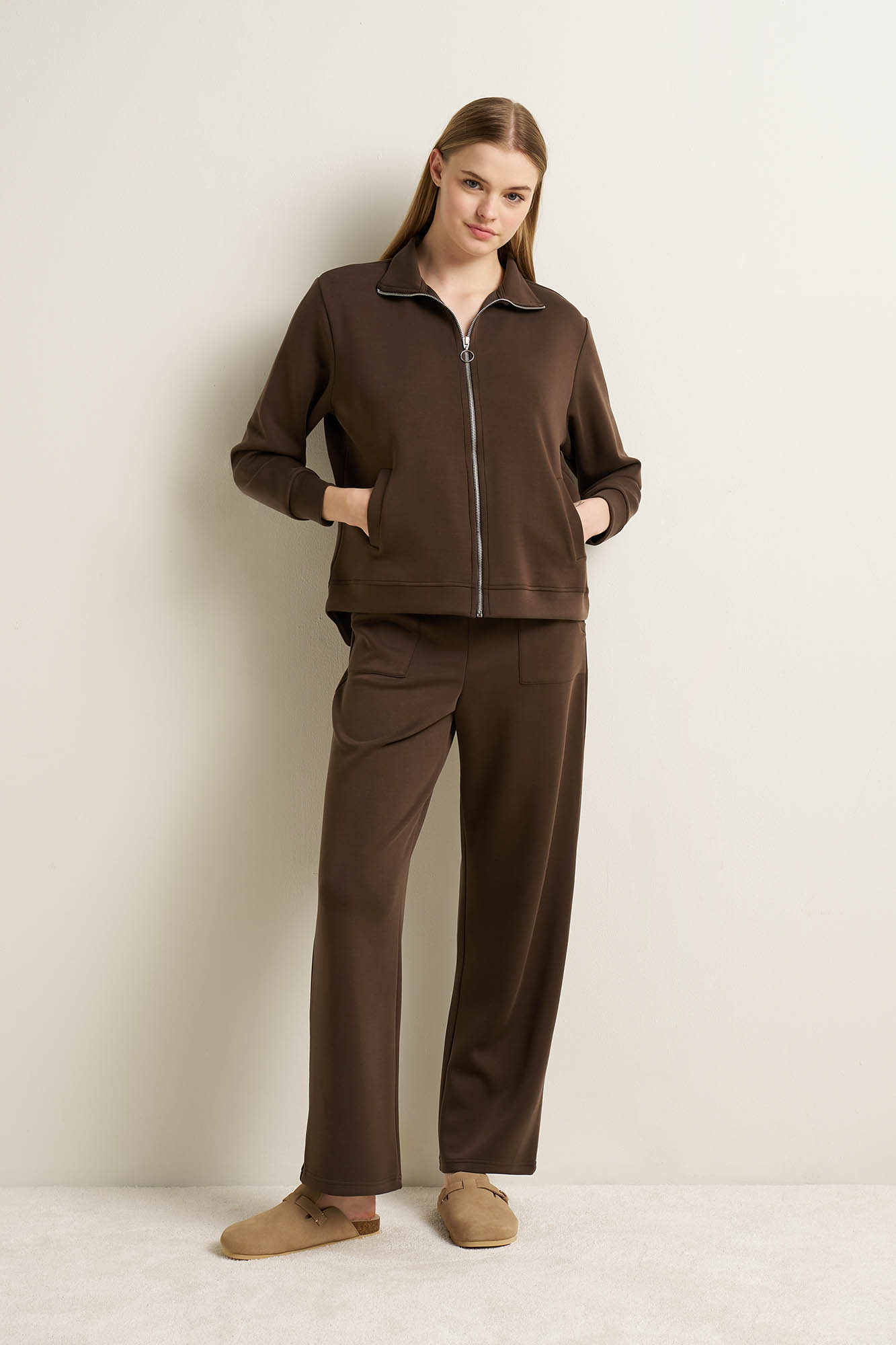 Γυναικείο Viscose Jacket με Φερμουάρ