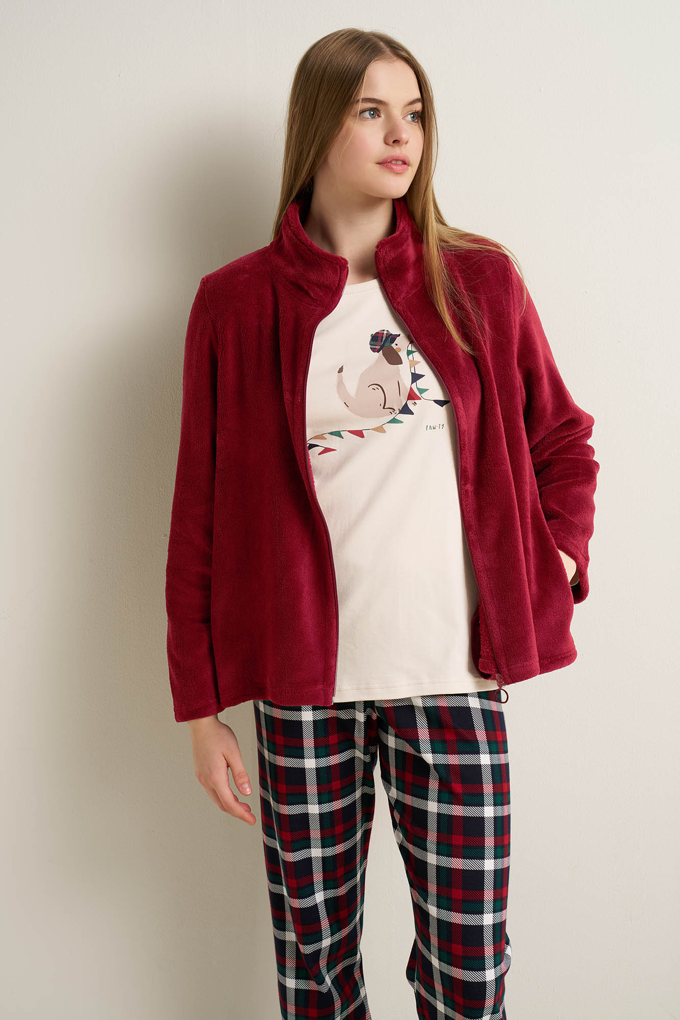 Γυναικεία Fleece Ζακέτα με Φερμουάρ - Image 5