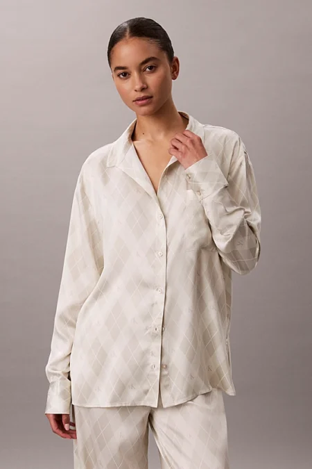 Pyjama Shirt - Minimalist Satin