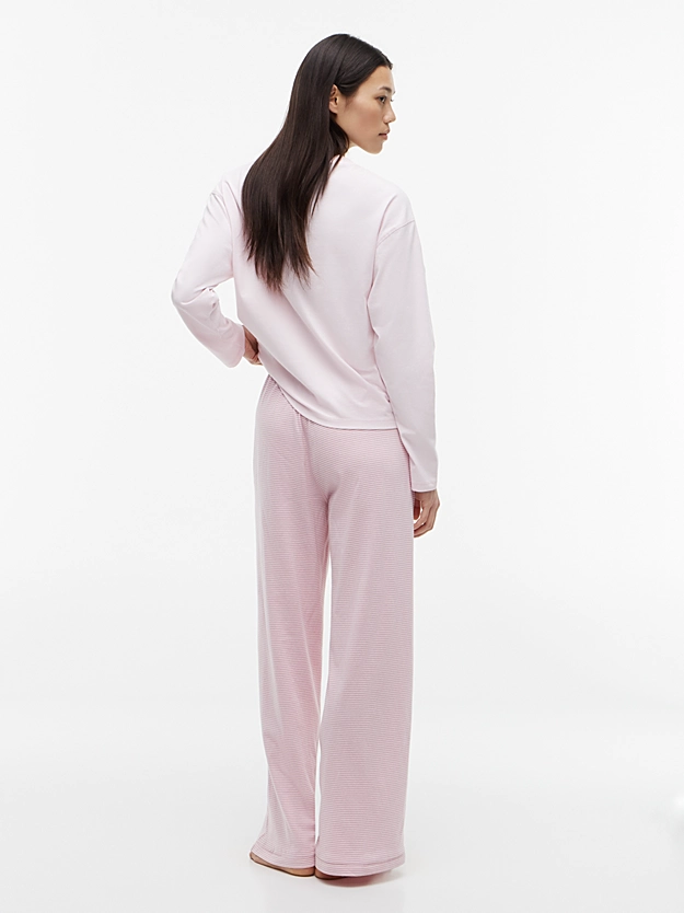 Essential Jersey Long Sleeve Pyjama Set - Image 5