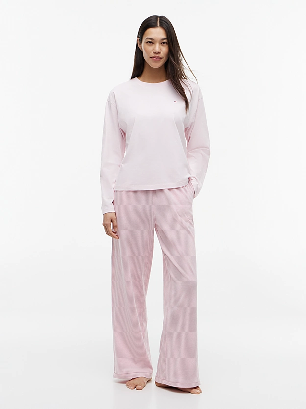 Essential Jersey Long Sleeve Pyjama Set - Image 3